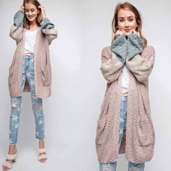 Bellanblue Sweaters - JAXTON Knit Cardigan - MAUVE